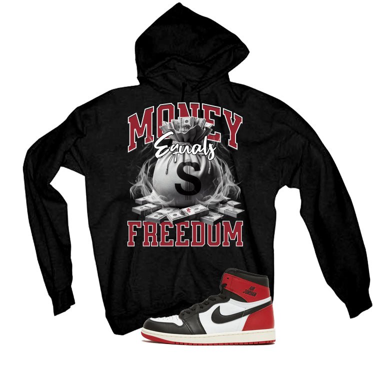 Air Jordan 1 High OG Black Toe Reimagined T-Shirt (Money product image 3