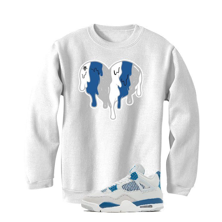 Air Jordan 4 “Military Blue” | illcurrency White T-Shirt product image 4