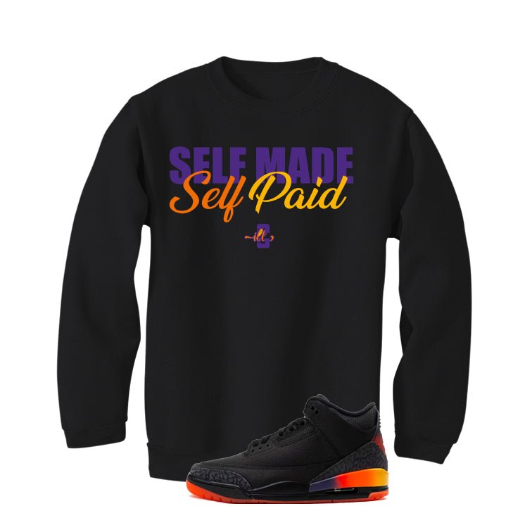 J Balvin x Air Jordan 3 Rio Black T-Shirt (Self Made Paid) product image 4