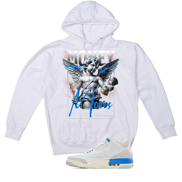 Air Jordan 3 Lucky Shorts White T-Shirt (Money Moves) product image 3