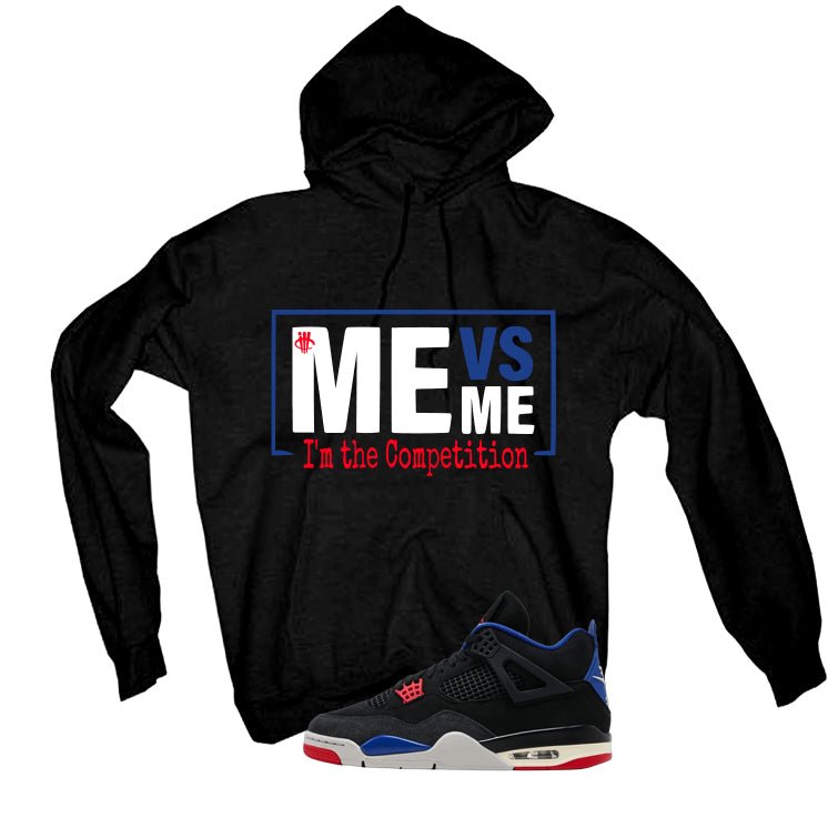 Air Jordan 4 Rare Black T-Shirt (Me Vs Me)| illcurrency product image 3