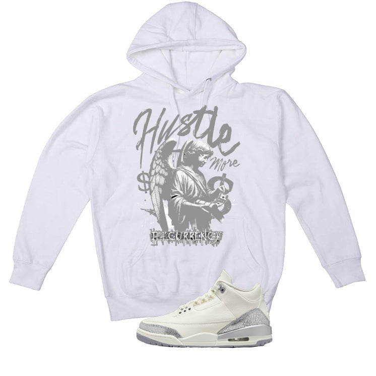 Air Jordan 3 WMNS Sail White T-Shirt (Hustle More) product image 3
