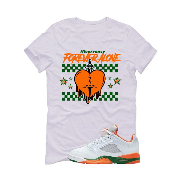 Air Jordan 5 GS Miami Hurricanes White T-Shirt (Forever product image 2