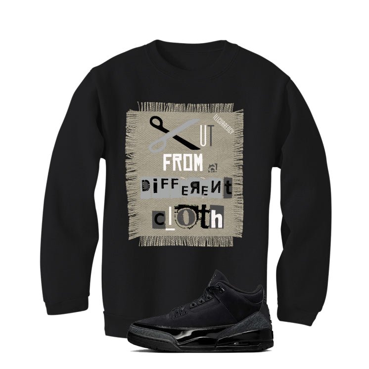 Air Jordan 3 Black Cat T-Shirt (Cut from a different product image 4