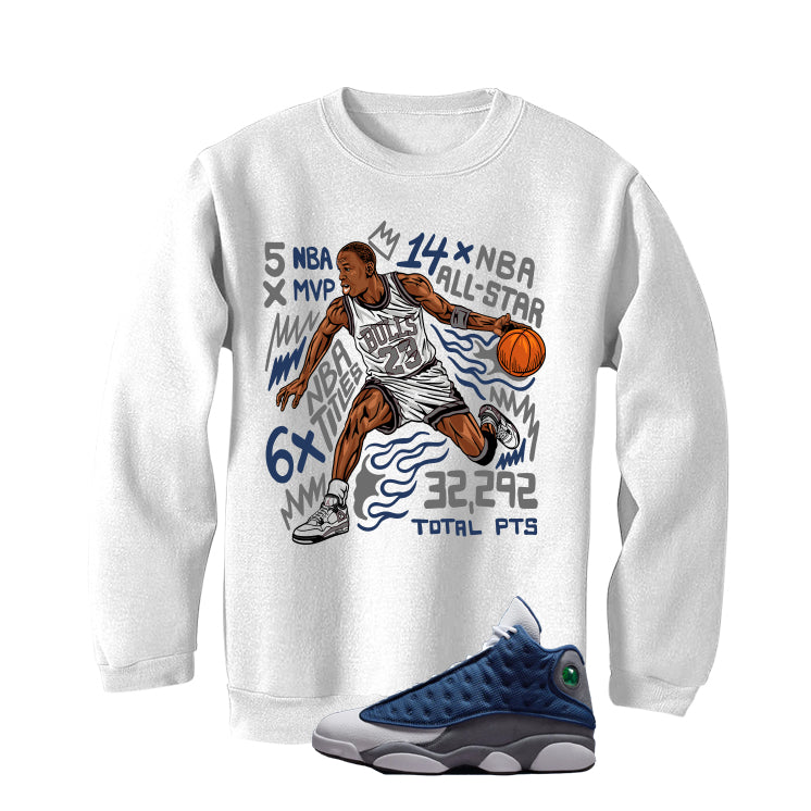 Air Jordan 13 Flint White T-Shirt (MVP)| illcurrency product image 4