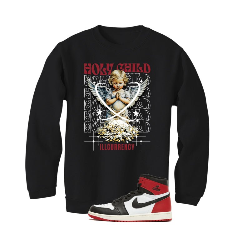 Air Jordan 1 High OG Black Toe Reimagined T-Shirt (Holy product image 4