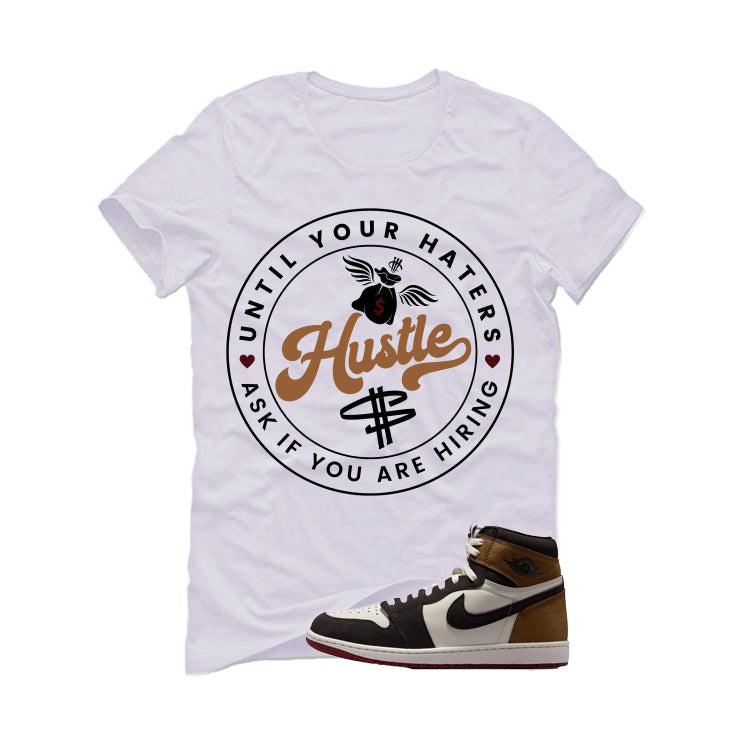 Air Jordan 1 High OG Love The Game Matching T-Shirt White product image 2