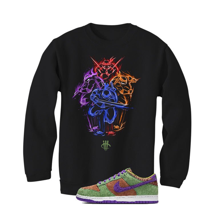 Nike Dunk Low “Veneer” | illcurrency Black T-Shirt (Turtles) product image 4