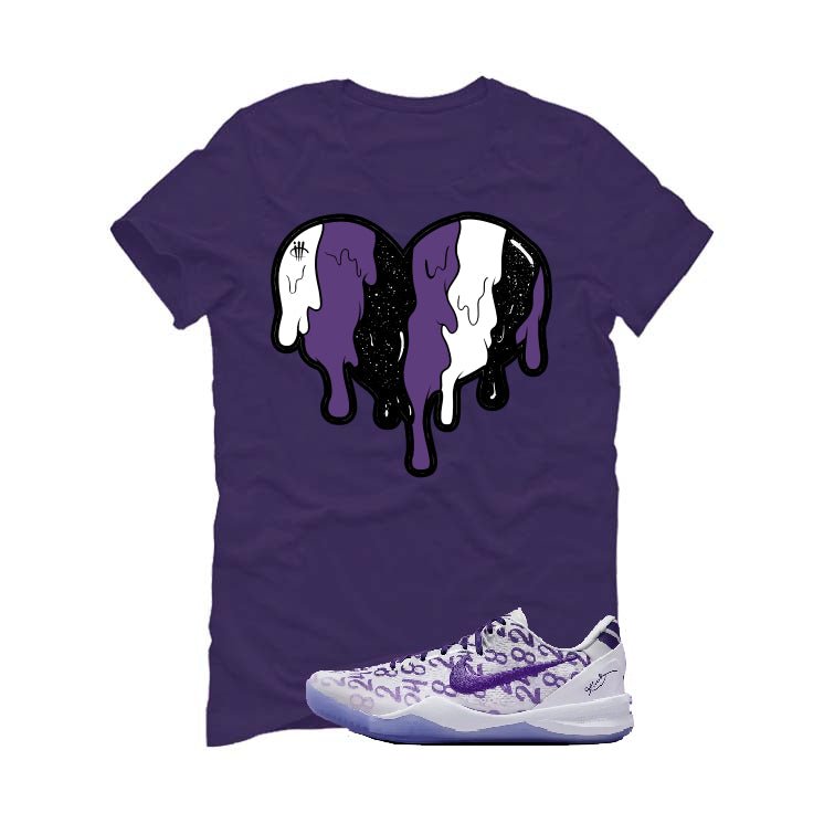 Nike Kobe 8 "Court Purple" | illcurrency T-Shirt (Heart) product image 2