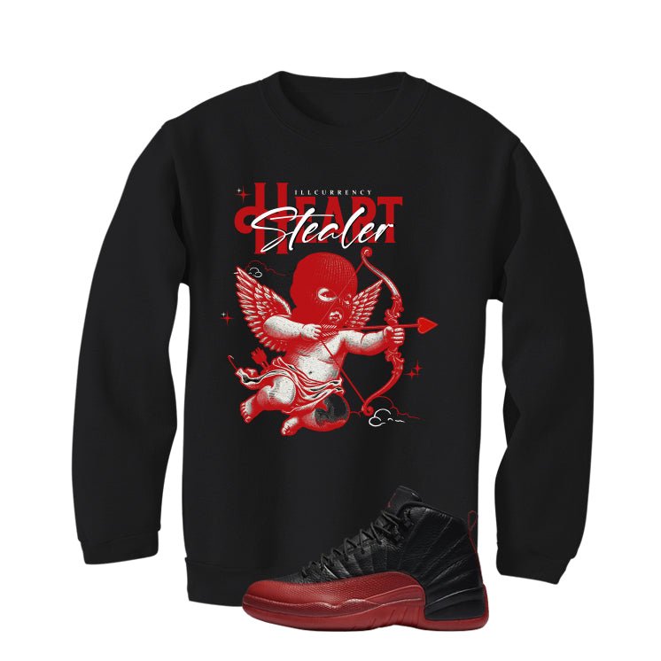 Air Jordan 12 Flu Game 2025 Black T-Shirt (Heart Stealer) product image 4