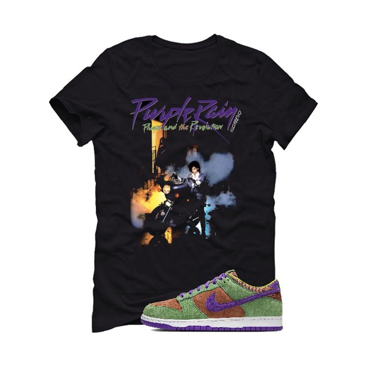Nike Dunk Low “Veneer” | illcurrency Black T-Shirt (Purple product image 2