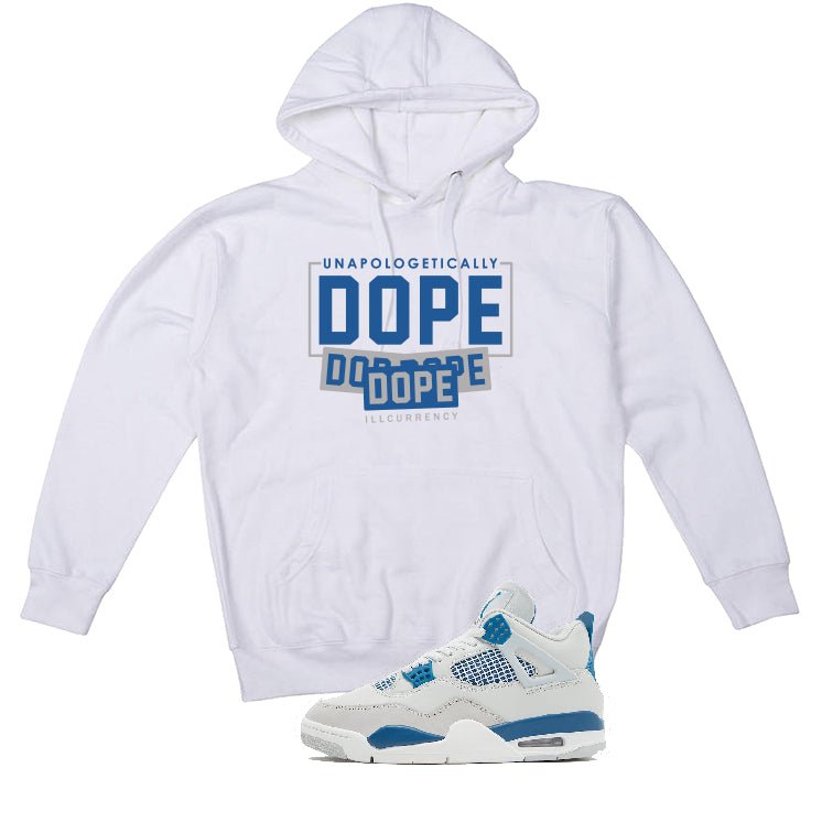 Air Jordan 4 “Military Blue” | illcurrency White T-Shirt product image 3
