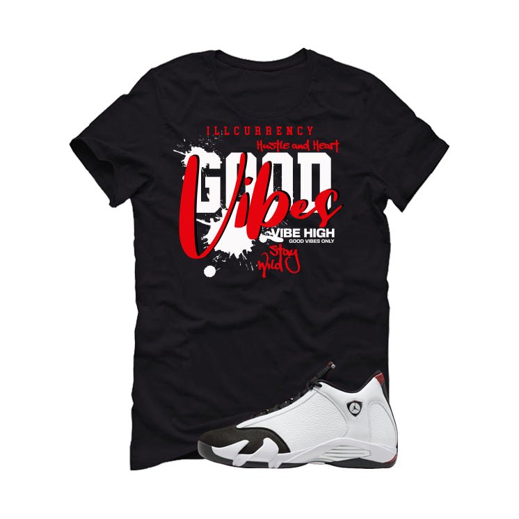 Air Jordan 14 Black Toe T-Shirt (Vibes)| illcurrency product image 2