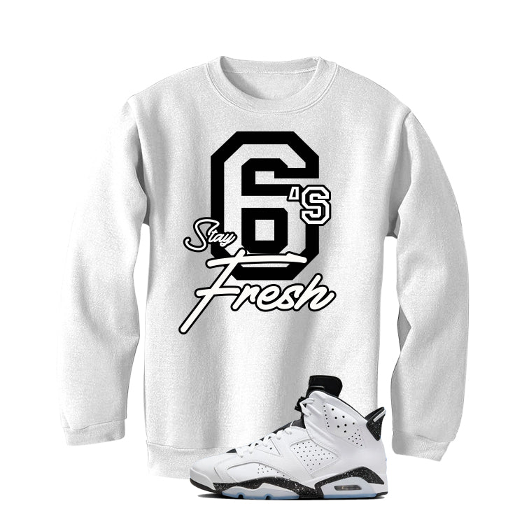 Air Jordan 6 Reverse Oreo White T-Shirt (Stay Fresh) product image 4