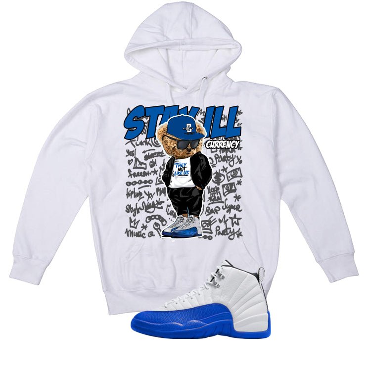 Air Jordan 12 Blueberry White T-Shirt (Stay ill Bear) product image 3