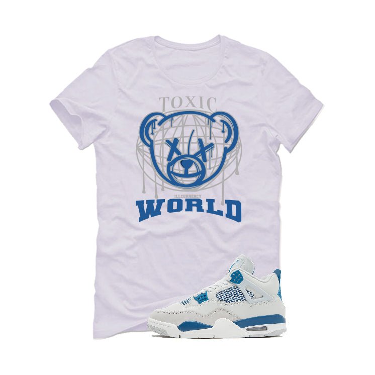 Air Jordan 4 “Military Blue” | illcurrency White T-Shirt product image 2