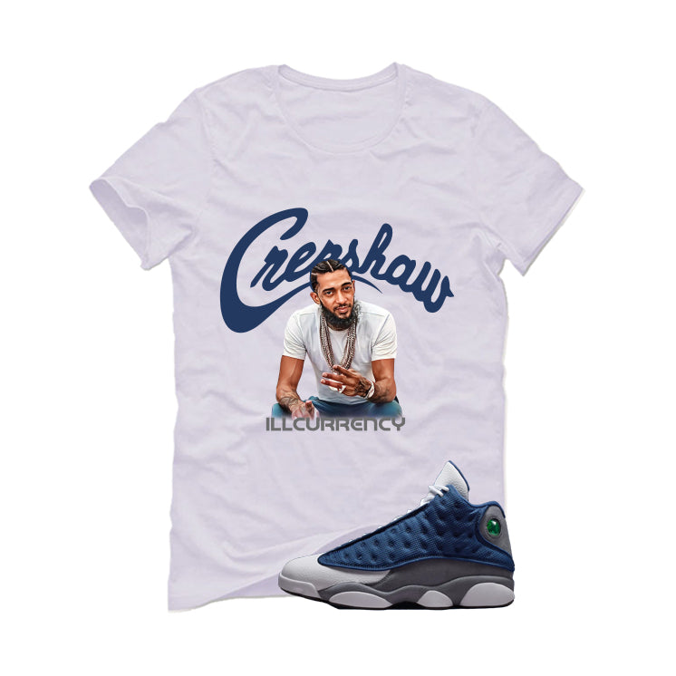 Air Jordan 13 Flint White T-Shirt (Crenshaw)| illcurrency product image 2