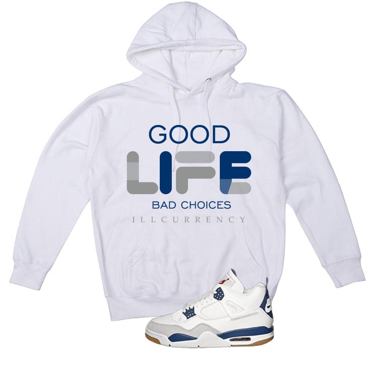 Nike SB x Air Jordan 4 Navy White T-Shirt (Bad Choices) product image 3