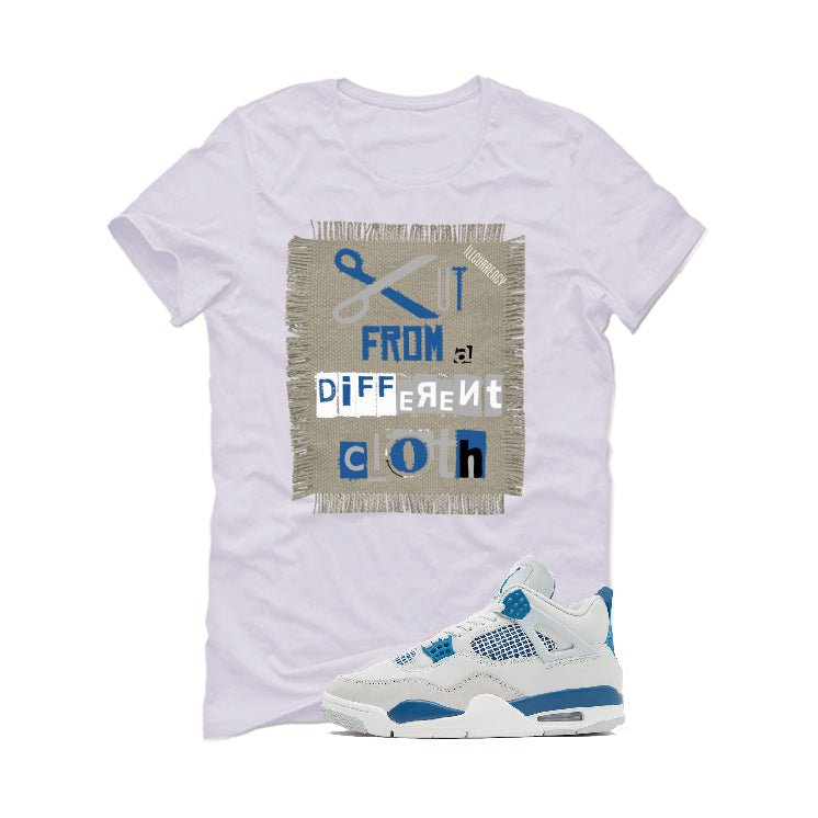 Air Jordan 4 “Military Blue” | illcurrency White T-Shirt product image 2