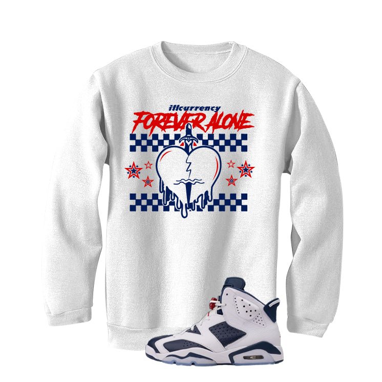Air Jordan 6 Olympic White T-Shirt (Forever Alone) product image 4