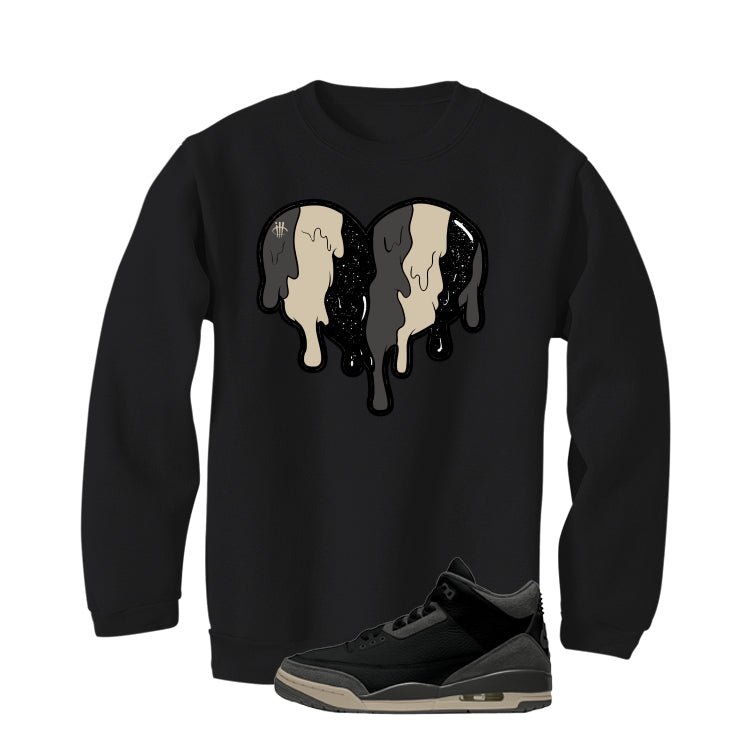 A Ma Maniere x Air Jordan 3 Black T-Shirt (Heart) product image 4