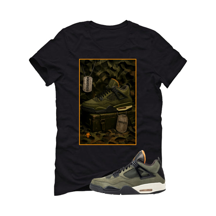 Undefeated x Air Jordan 4 Black T-Shirt (Represent) product image 2