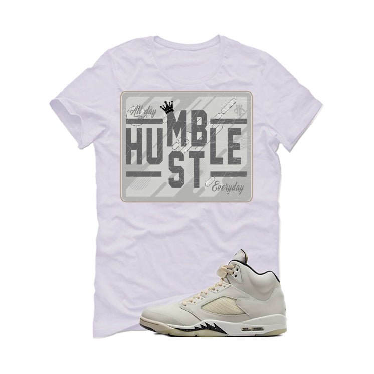 Air Jordan 5 SE “Sail” | illcurrency White T-Shirt (HUSLE product image 2