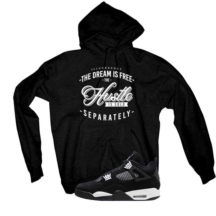Air Jordan 4 White Thunder Black T-Shirt (The dream is product image 3