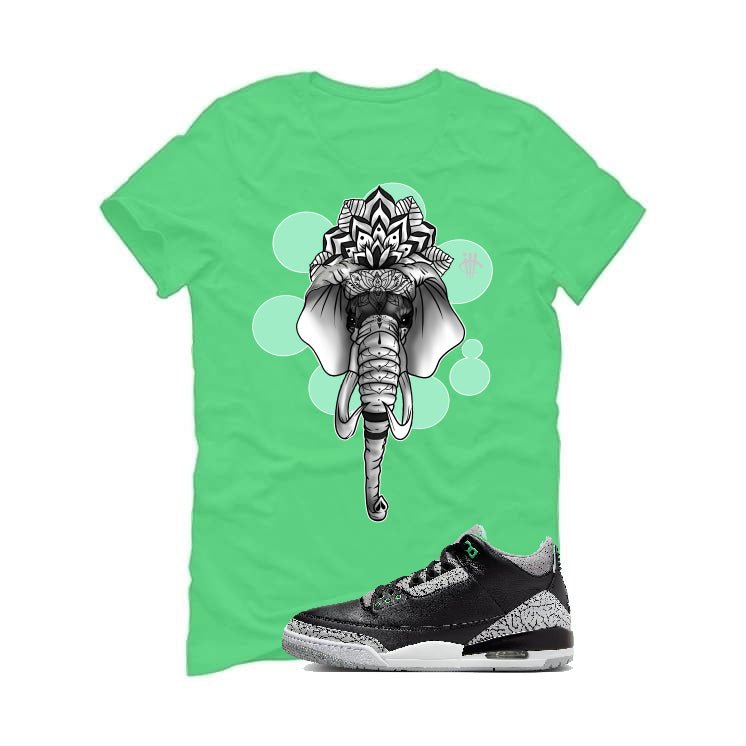 Air Jordan 3 “Green Glow” | illcurrency Synthetic T-Shirt product image 2