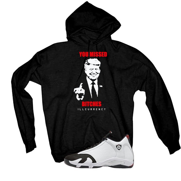 Air Jordan 14 Black Toe T-Shirt (Trump you missed) product image 3