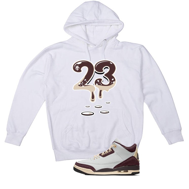 A Ma Maniere x Air Jordan 3 Burgundy Crush White T-Shirt product image 3