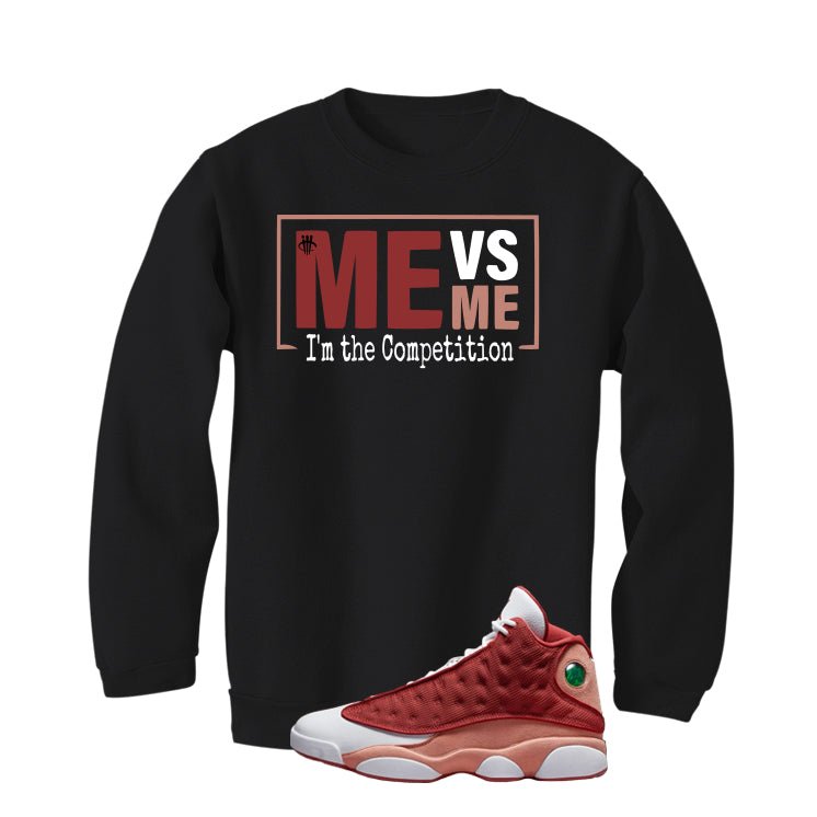Air Jordan 13 Dune Red Black T-Shirt (Me vs Me)| illcurrency product image 4