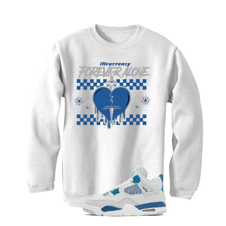 Air Jordan 4 “Military Blue” | illcurrency White T-Shirt product image 4