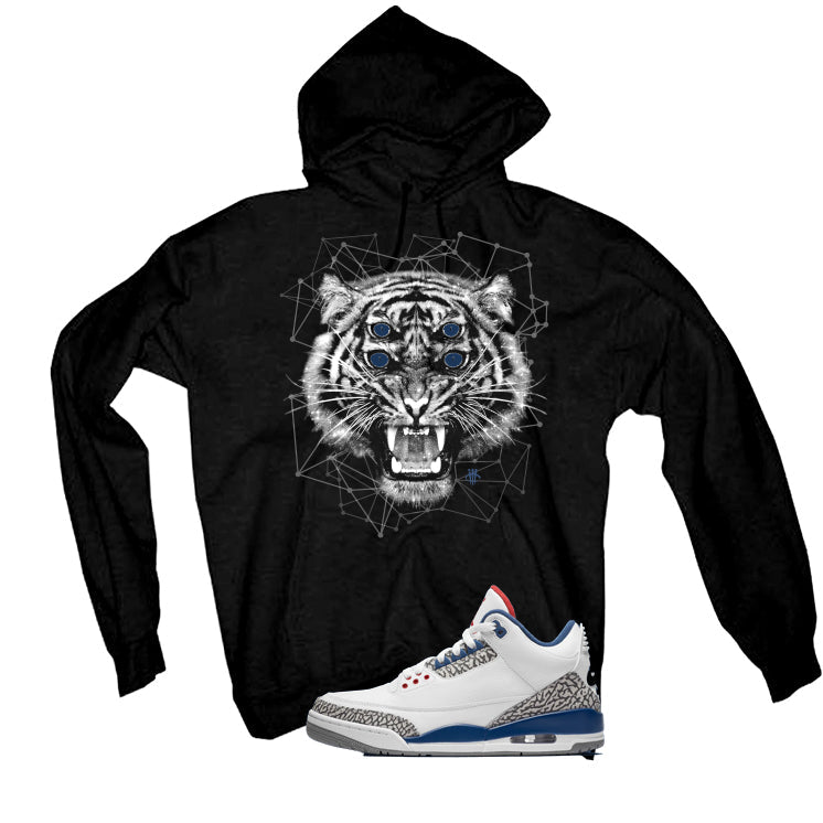 Air Jordan 3 True Blue Matching T-Shirt Black (Four Eyes) product image 3