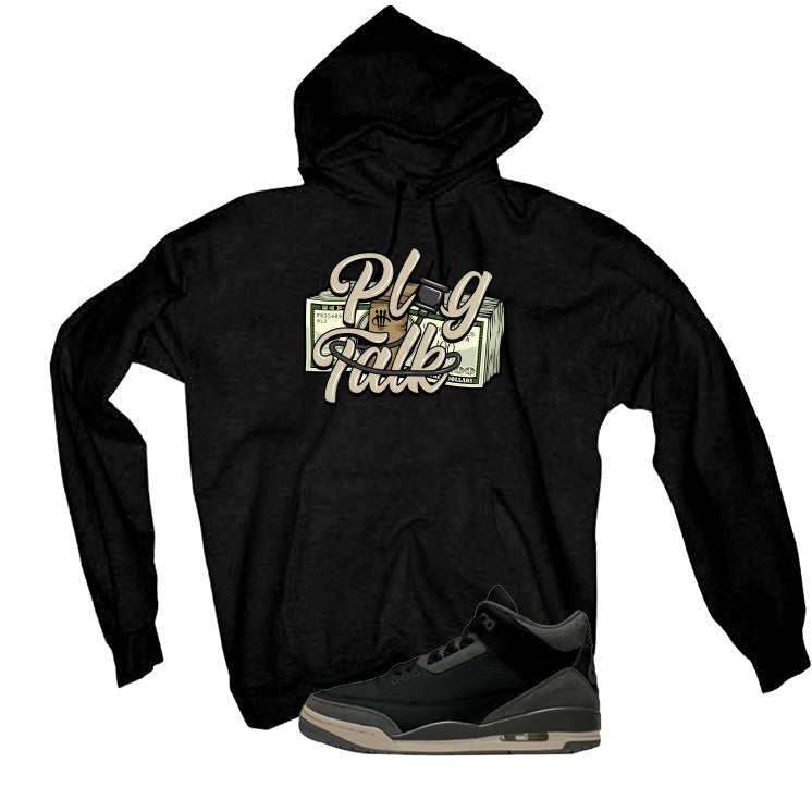 A Ma Maniere x Air Jordan 3 Black T-Shirt (PLUG TALK) product image 3