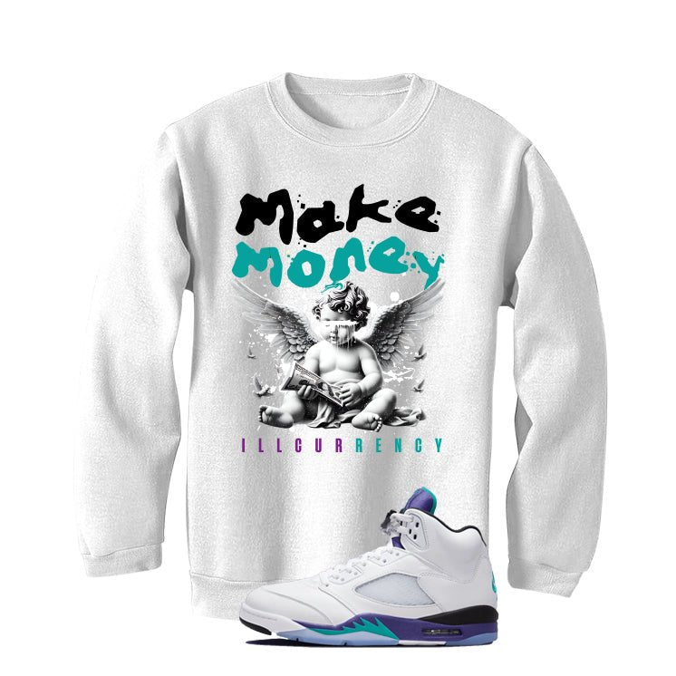Air Jordan 5 OG Grape White T-Shirt (Make Money) product image 4