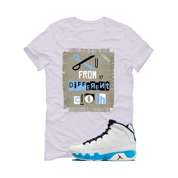 Air Jordan 9 “Powder Blue” | illcurrency White T-Shirt (Cut product image 2