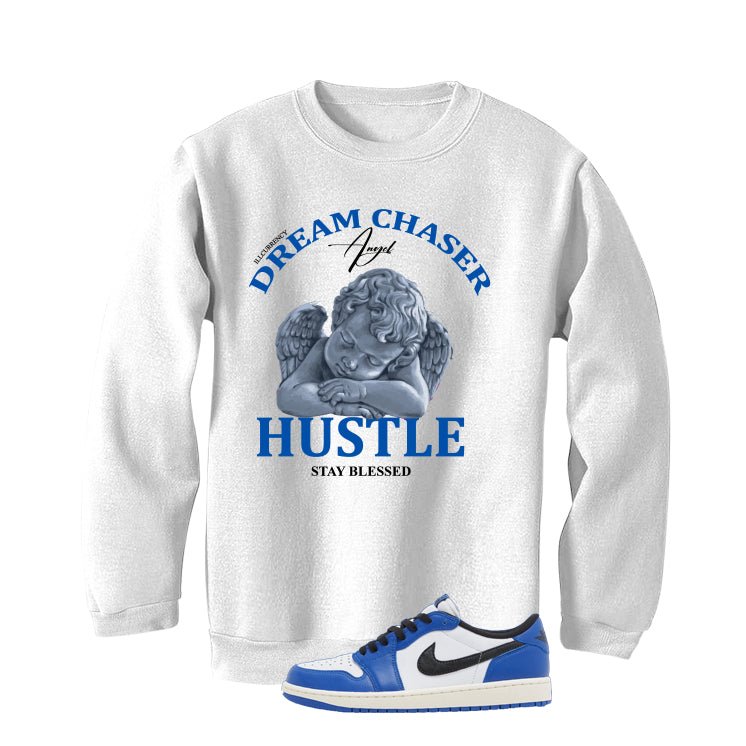 Air Jordan 1 Low OG Game Royal White T-Shirt (Dream Chaser product image 4