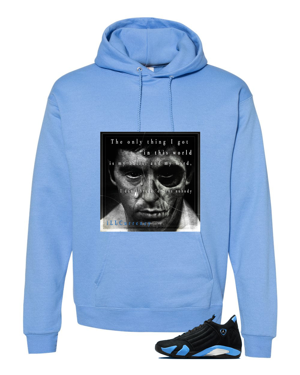 Air Jordan 14 University Blue Matching T-Shirt, Sweatshirts product image 3