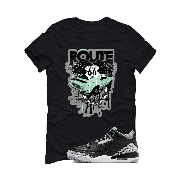 Air Jordan 3 “Green Glow” | illcurrency Black T-Shirt product image 2