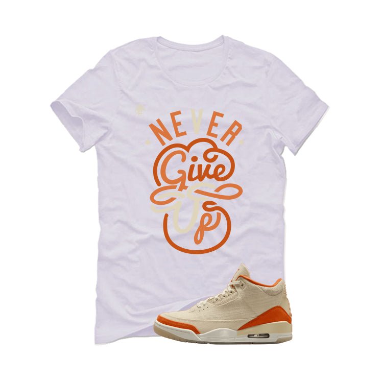 Air Jordan 3 WMNS Starfish White T-Shirt (Never Give Up) product image 2