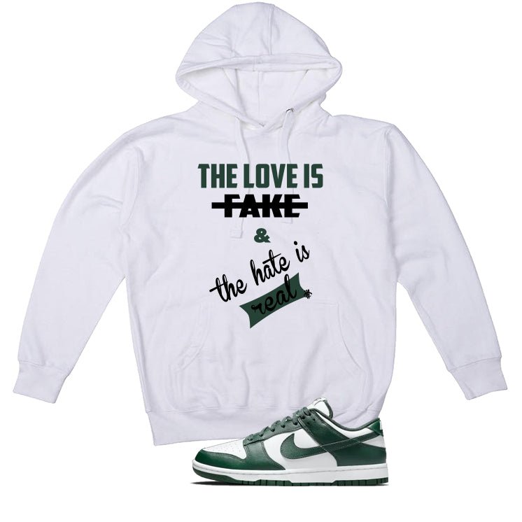 Nike Dunk Low Michigan State White T-Shirt (Love is Fake) product image 3