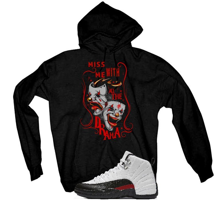 Air Jordan 12 “Red Taxi” | illcurrency Black T-Shirt (MISS product image 3