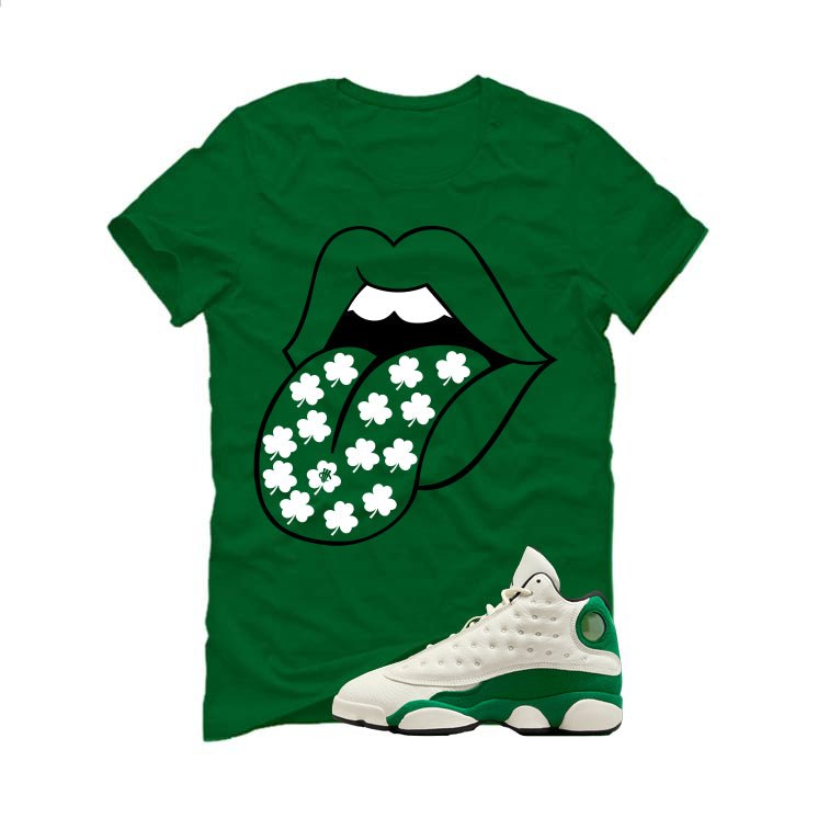 Air Jordan 13 GS Pine Green T-Shirt (Shamrock Tongue) product image 2