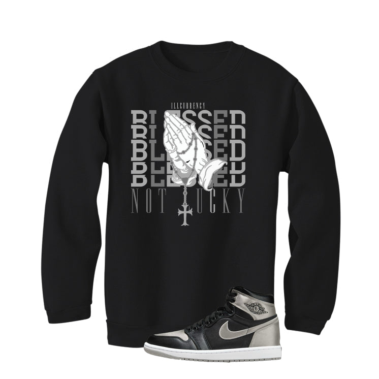 Air Jordan 1 High OG WMNS Satin Shadow Black T-Shirt product image 4