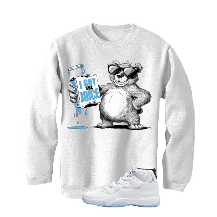 Air Jordan 11 Legend Blue White T-Shirt (I got the juice) product image 4