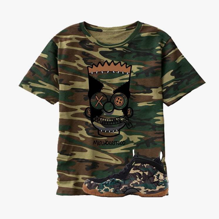 Nike Air Foamposite Pro Camo Matching T-Shirt Misunderstood product image 2