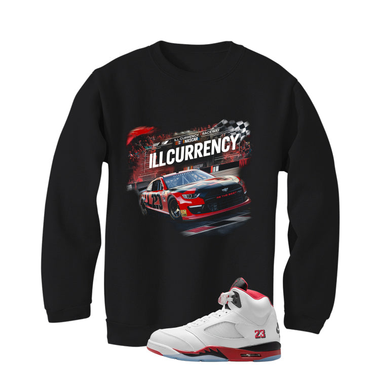 Air Jordan 5 Fire Red Black Tongue T-Shirt (Raceway) product image 4