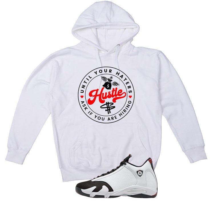 Air Jordan 14 Black Toe White T-Shirt (Haters Catch Up) product image 3