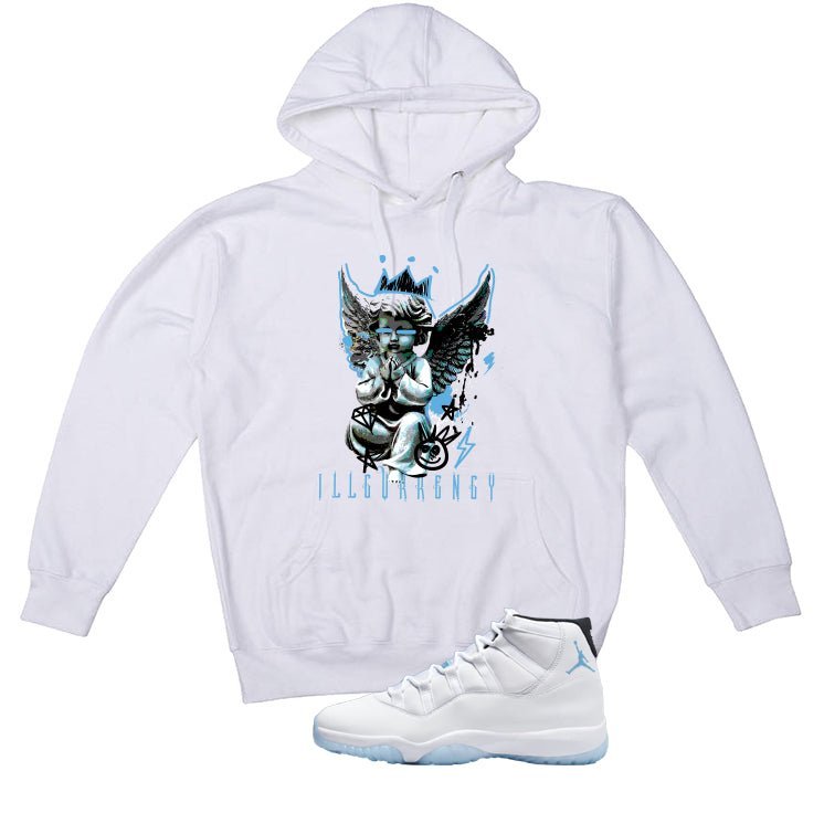 Air Jordan 11 Legend Blue White T-Shirt (Graffiti Angel) product image 3